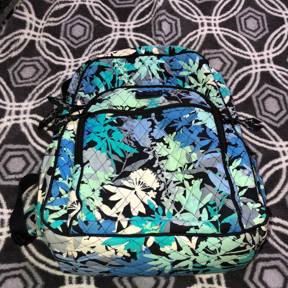 Vera Bradley Campus Backpack (camo floral)